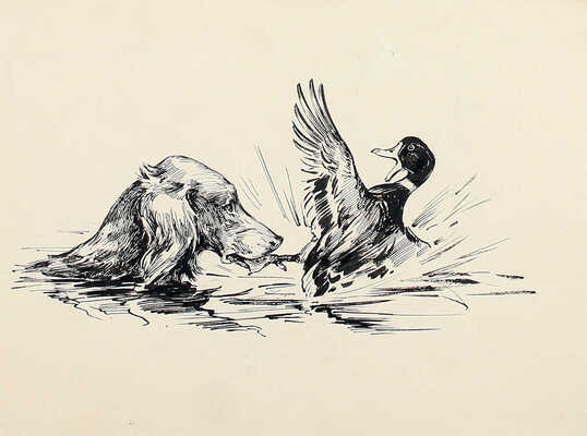 Алексеев Михаил Юрьевич, Строганова Надежда Сергеевна. Две иллюстрации, закрепленные на одном листе 